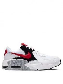 Image of Nike Air Max Excee Junior Trainers - White/Red
