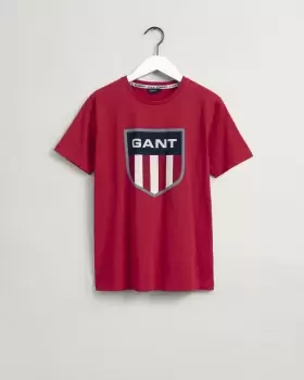Image of GANT Teens Teens Retro Shield T-Shirt (146/152) Red