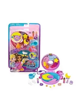 Image of Polly Pocket Unicorn Floatie Compact Micro Doll Playset