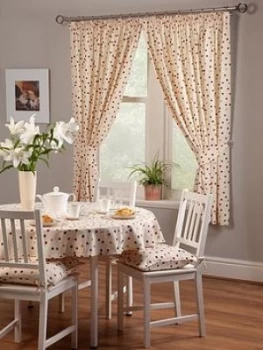 Image of Polly Polka 3-Inch Pleated Curtains