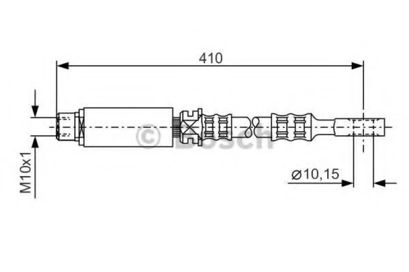 Image of Brake hose Bosch 1 987 476 805