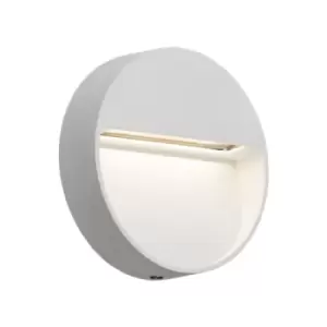 Image of KnightsBridge 230V IP44 3W LED Round Wall/Guide light - White