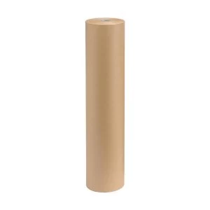 image of Kraft Paper Strong Thick 900mm x 300m for Packaging Roll 70gsm Brown Single