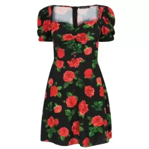 image of I Saw It First Tea Dress - Black