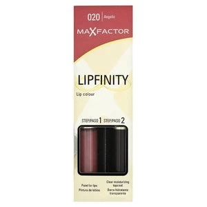 Image of Max Factor Lipfinity Longwear Lipstick Angelic 20 Purple