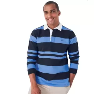 Image of Crew Clothing Mens Sweat Rugby Collared Sweatshirt L - Chest 42-43.5'