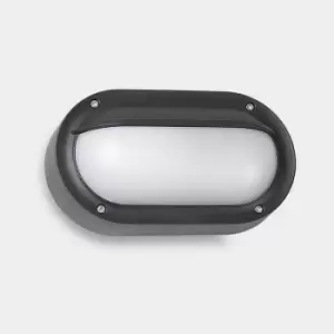 image of Basic Outdoor LED Simple Flush Black, Opal IP65 7.5W 3000K