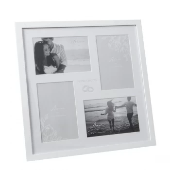 Image of AMORE BY JULIANA Multi Aperture Photo Frame - Honeymoon