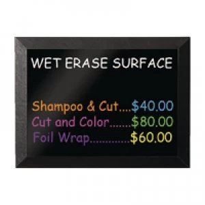 Image of Bi-Office Kamashi Wet Erase Board 900x600mm Black mm07151620