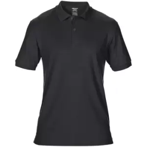 image of Gildan Mens DryBlend Adult Sport Double Pique Polo Shirt (XL) (Black)