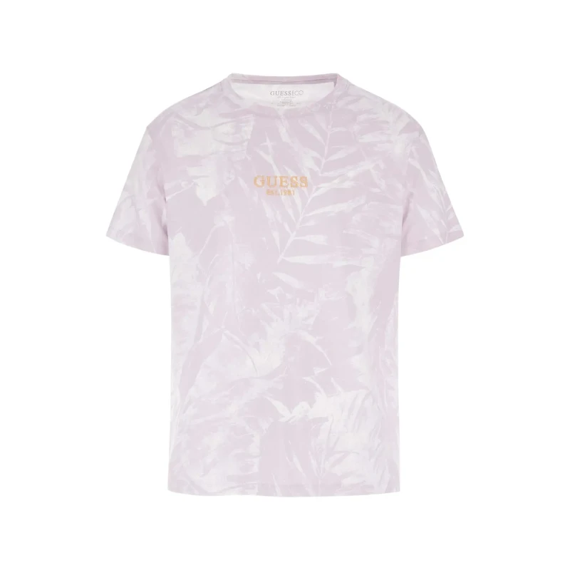 Image of Guess T-Shirt Guess AOP Blanc Male S