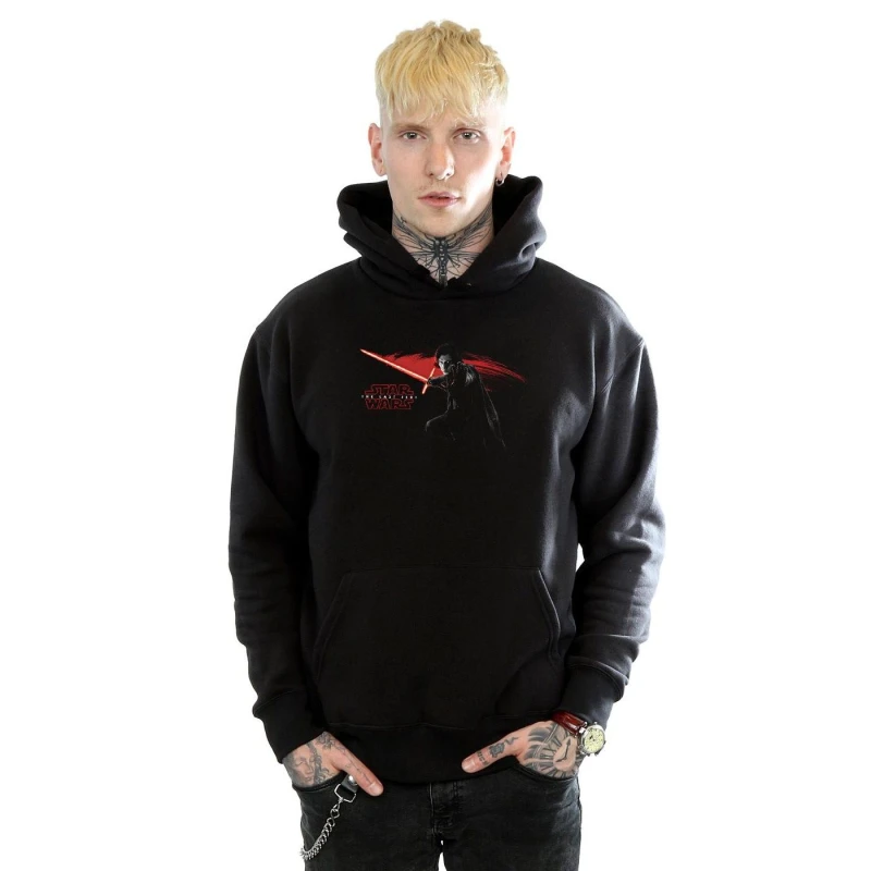 Image of Star Wars Star Wars Men The Last Jedi Kylo Ren Hand Hoodie in Black Size: Small Black S Male 5057245508629