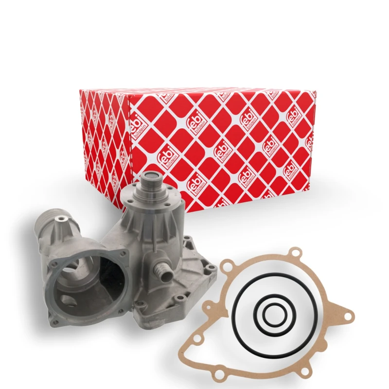 Image of FEBI BILSTEIN 21181 Water pump Cast Aluminium, with gaskets/seals Cast Aluminium Water Pump (1260)