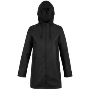 image of NEOBLU Womens/Ladies Antoine Wax Parka (XL) (Deep Black)