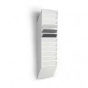Image of Durable FLEXIBOXX 12 A4 Literature Holder Landscape White Pack of 1
