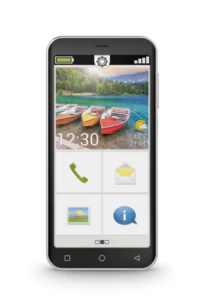 Image of Emporia Emporia SMART.5mini 12.6cm (4.95") Single SIM Android 13 4G USB Type-C 4GB 64GB 2500 mAh Black E5mini_001