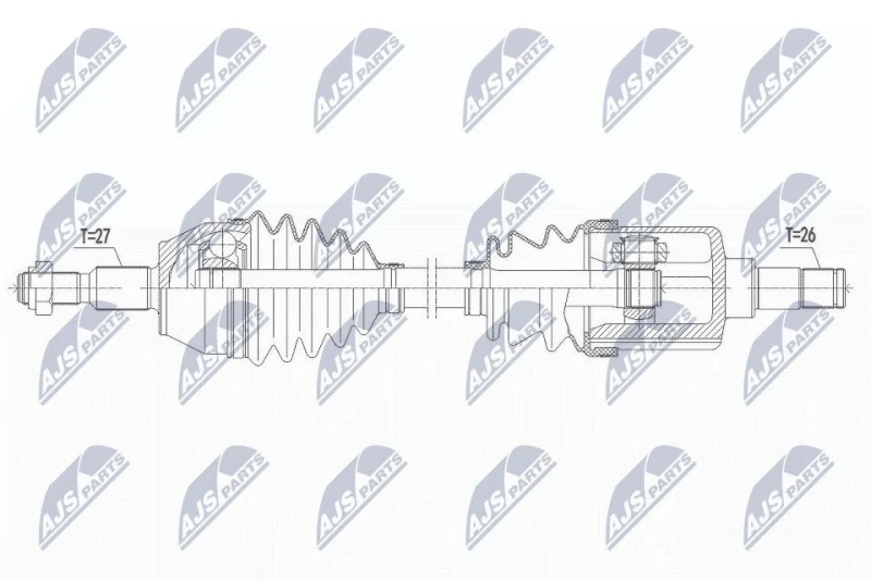 Image of NTY Drive shaft NTY NPW-FR-151