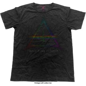 Image of Pink Floyd - Why Vintage Unisex Large T-Shirt - Black