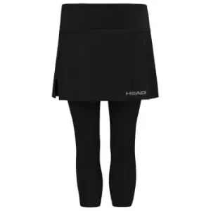 image of Head Club three quarterTights Skort Womens - Black