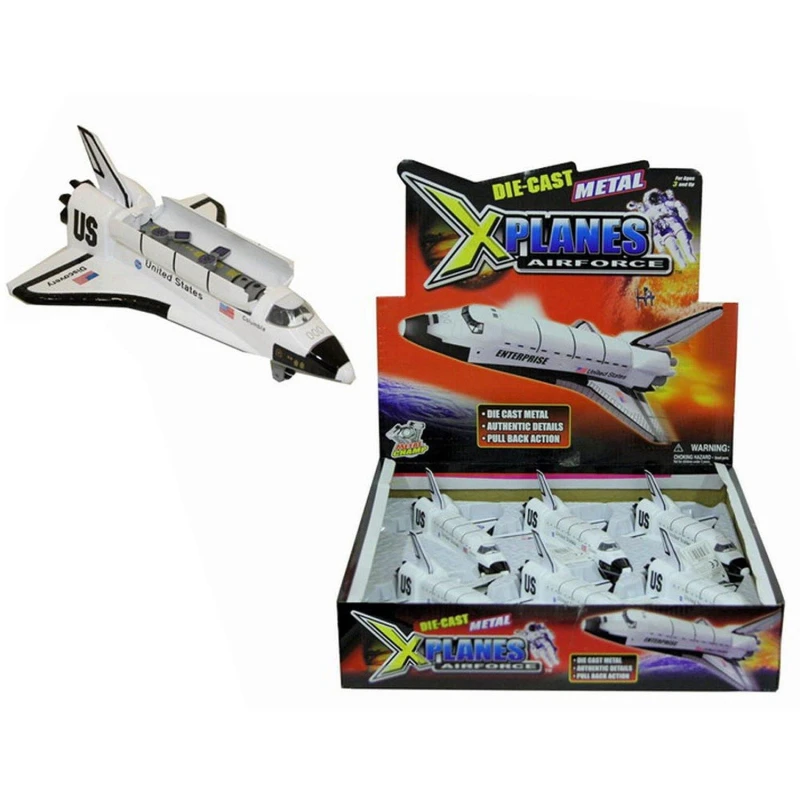 Image of X Planes Airforce 6" Metal Die Cast Space Shuttle Multi unisex