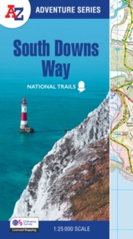 Image of South Downs Way. Paperback. By AZ Maps Books