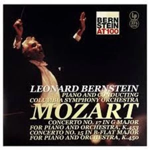 Image of Leonard Bernstein Conducting Columbia Symphony Orchestra - Mozart Concerto No. 17 Concerto No. 15