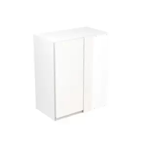 image of KitchenKIT J-Pull Handleless 60cm Blind Corner Wall Unit - Gloss White