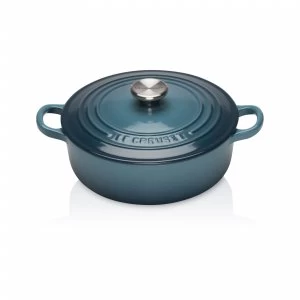Image of Le Creuset Cooks Special Risotto Pot 22cm Marine