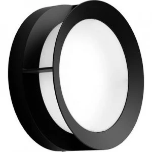 Image of Philips Actea LED outdoor wall light 12 W Warm white Black