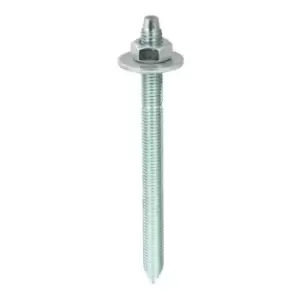 Image of Galvanized Chemical Resin Anchor Bolt Threaded Rod Bar - Size M12x160mm - Pack of 5