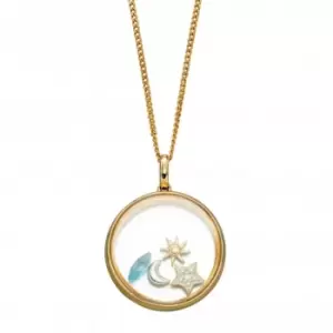 image of 9ct Floating Astrological Pendant GP2244T