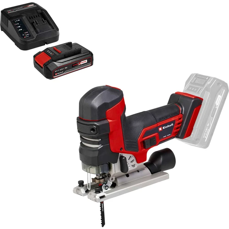Image of Einhell Professional TP-JST 18/135 Li BL 18v Cordless Brushless Jigsaw TP-JST 18/135 Li BL Batteries: 1 x 2.5ah Li-ion