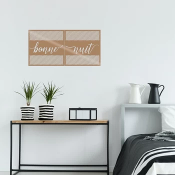 Image of Bonne Nuit 2 - Copper Copper Decorative Metal Wall Accessory