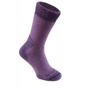 Image of BridgedaleWomens MerinoFusion Summit Womens Socks Purple Small