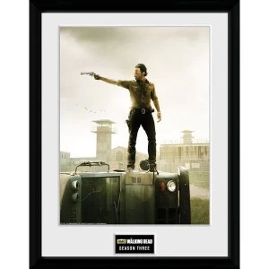 image of The Walking Dead Season 3 Framed Collector Print