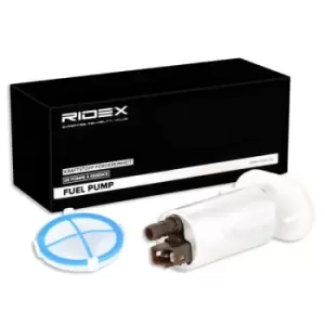 Image of RIDEX Fuel Pump 458F0010 VW,MERCEDES-BENZ,SEAT,GOLF II (19E, 1G1),GOLF I Cabriolet (155),PASSAT Variant (3A5, 35I),Polo Coupe (86C, 80),GOLF I (17)