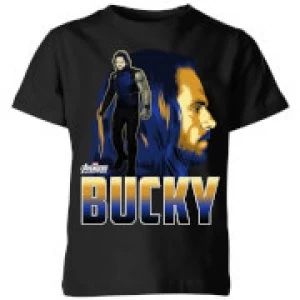 image of Avengers Bucky Kids T-Shirt - Black - 5-6 Years