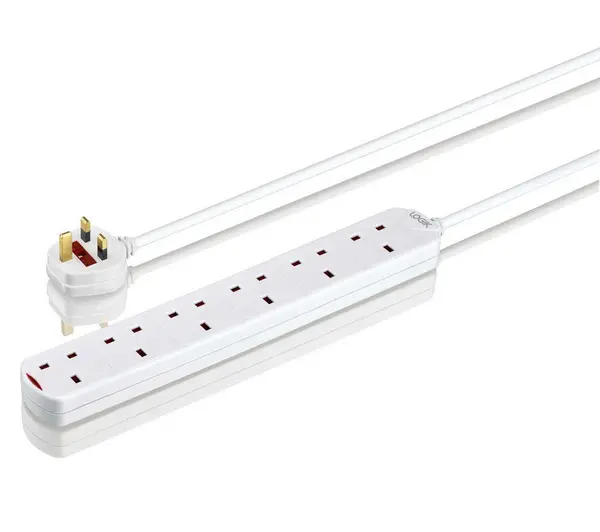 Image of Logik L6WAY2M18 6-Socket Extension Lead 2m