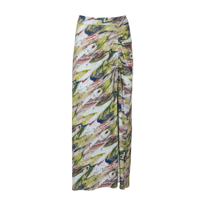 Image of Lisca Womens summer maxi skirt Lisca Indonesia Vert Female L