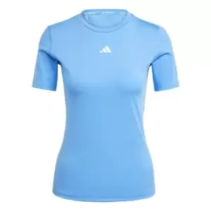 image of adidas Techfit Training T-Shirt Womens - Blue