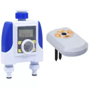 Image of Electronic Dual Outlet Water Timer with Moisture Sensor vidaXL - Multicolour