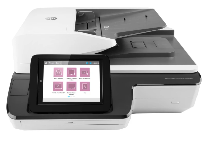 Image of HP ScanJet Enterprise Flow N9120 fn2 Flatbed scanner 600 x 600 DPI A3 Black, White L2763A