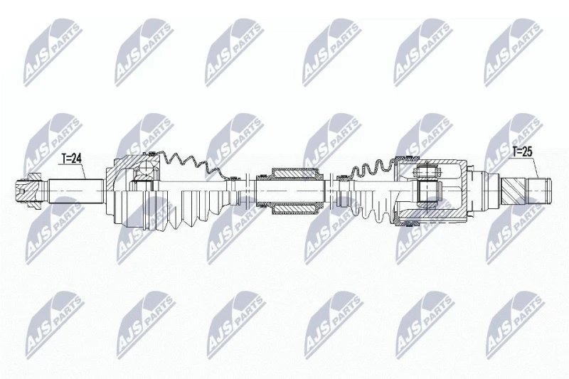 Image of NTY Drive shaft NTY NPW-MS-065