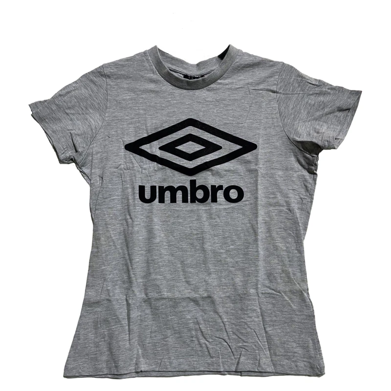 Image of Umbro Diamond Logo T-Shirt Womens - Grey Grey 8