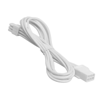 Image of BitFenix Alchemy 6Pin PCIe Extension 45cm - sleeved white/white