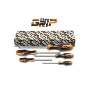 Image of Beta Tools 1264 /S5 5pc Beta GRIP Screwdriver for Headless Slot Screws Set