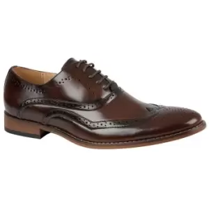 Image of Goor Boys 5 Eyelet Brogue Oxford Shoes (1 UK) (Brown)