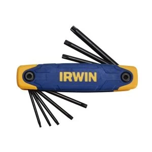 image of IRWIN TORX Key Folding Set of 8: TX9-TX40