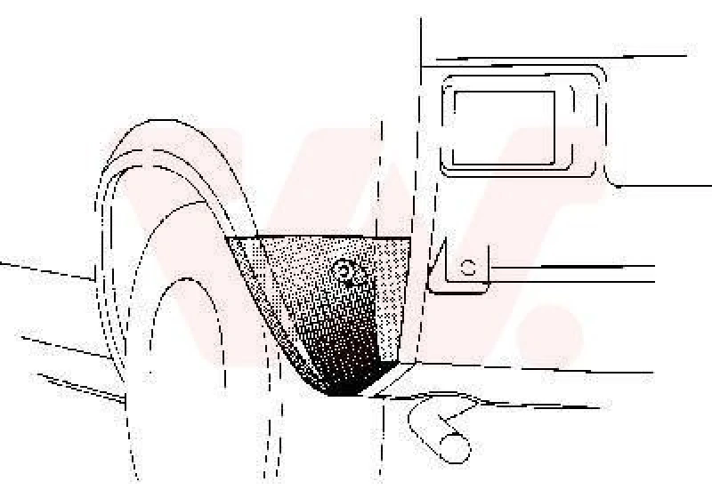 Image of VAN WEZEL Side panel VAN WEZEL 5810133