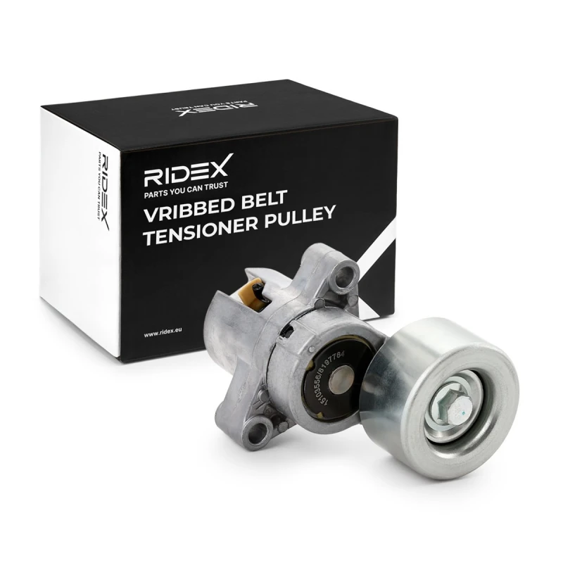 Image of RIDEX 310T0198 Tensioner Pulley Tensioner Pulley,v-ribbed belt (310)